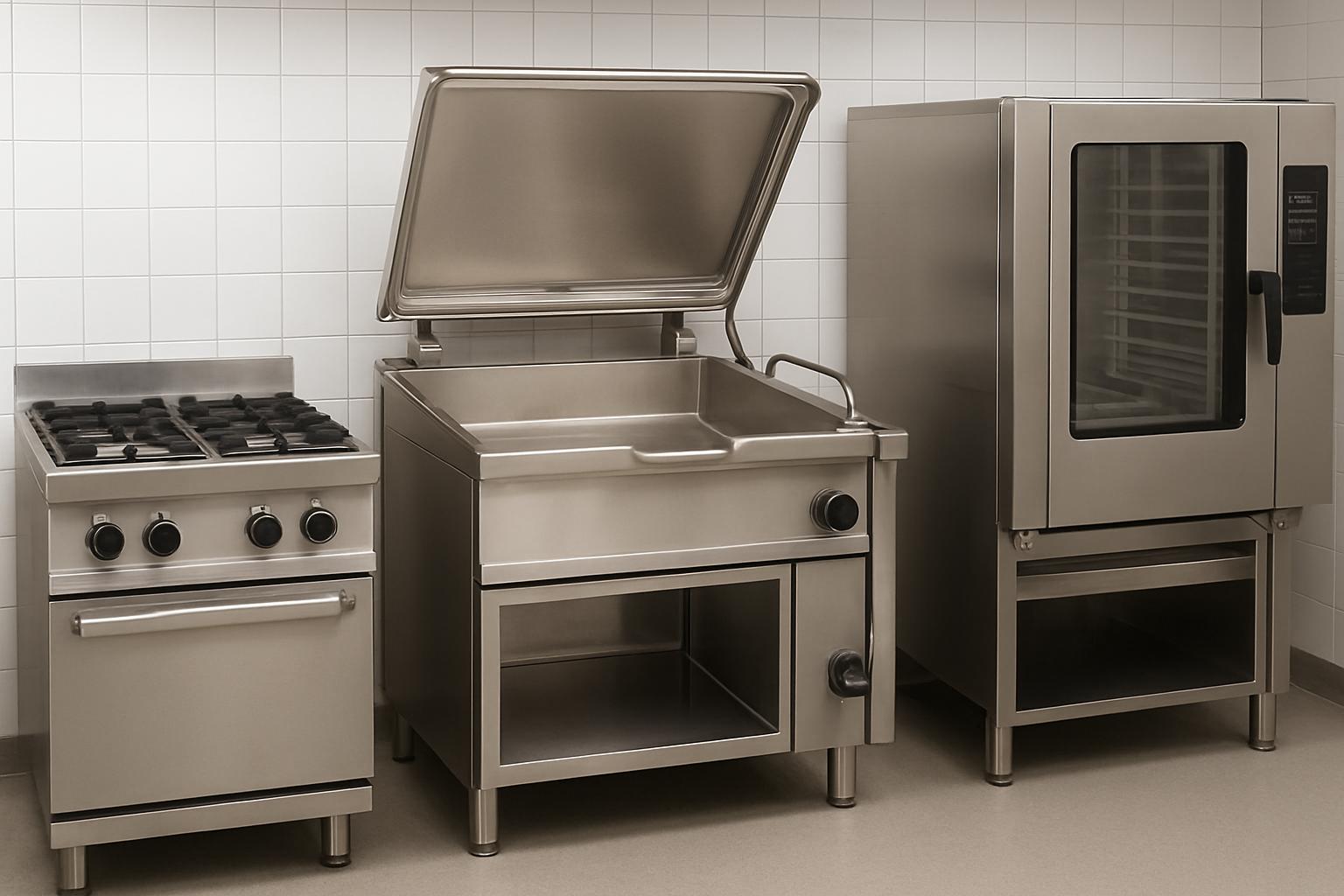 Плиты, жарочные шкафы и сковороды опрокидывающиеся: что нужно для горячего цеха столовой. Обзор основных единиц: плиты, жарочные шкафы и опрокидывающиеся сковороды