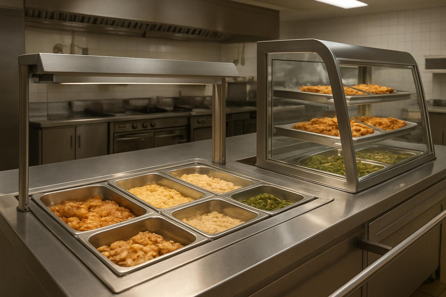 мармиты, тепловые витрины и линии раздачи: как держать температуру и не пересушивать блюда. Контроль качества: как оценивать успех