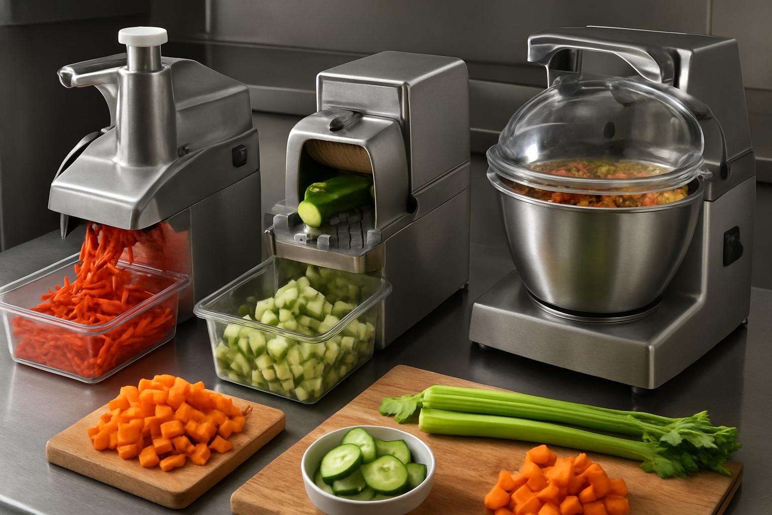 Быстро, чисто, без потерь: как овощерезки и куттеры меняют подготовку продуктов в цехе