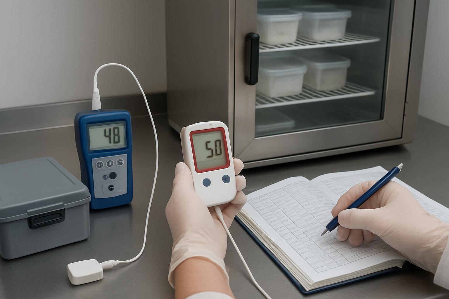 Термометр, логгер и шкаф для проб: как на практике сделать контроль температур надежным