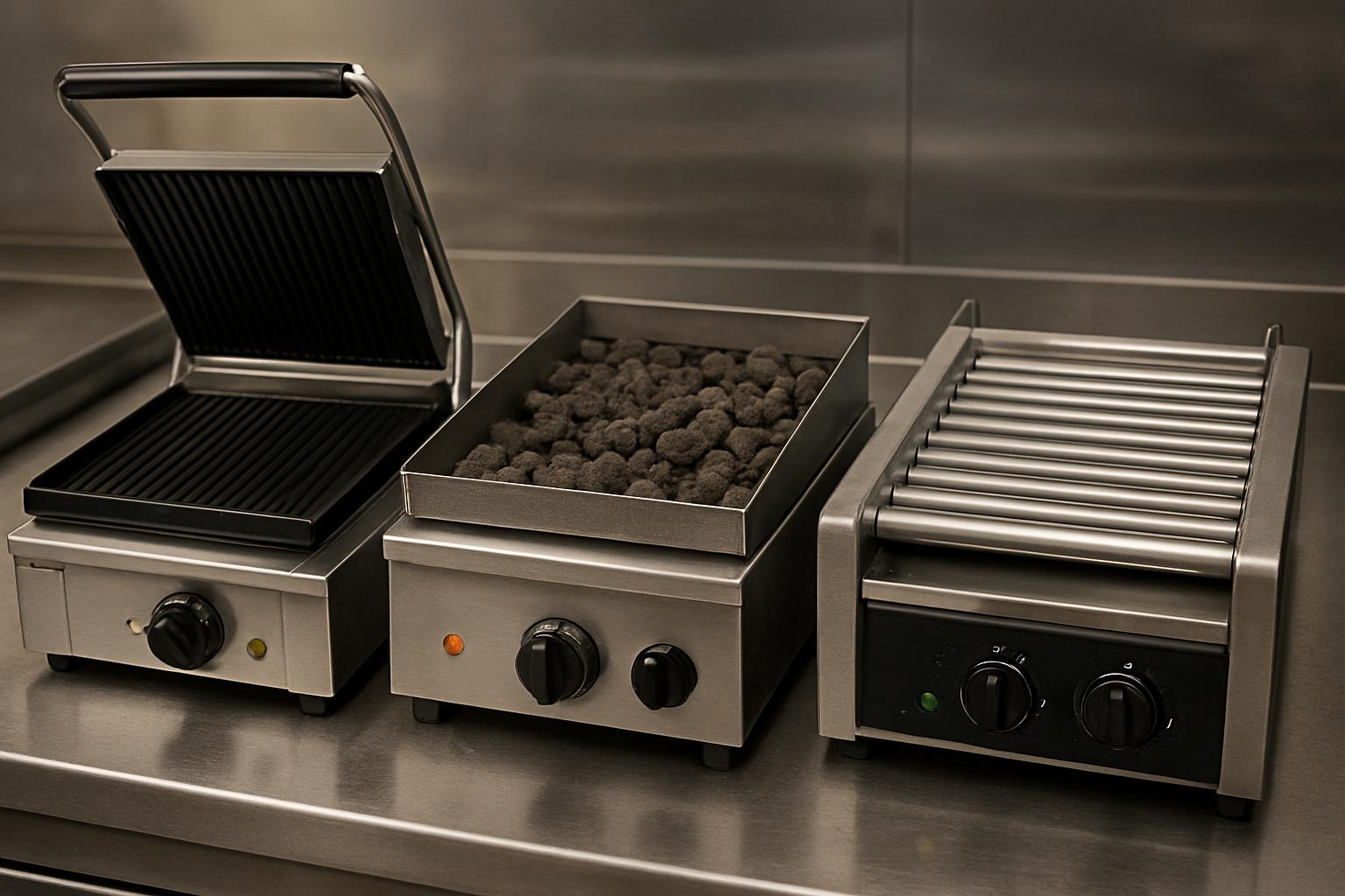 Грили (контактный, лавовый, роликовый): что выбрать для быстрого сервиса и стабильного качества