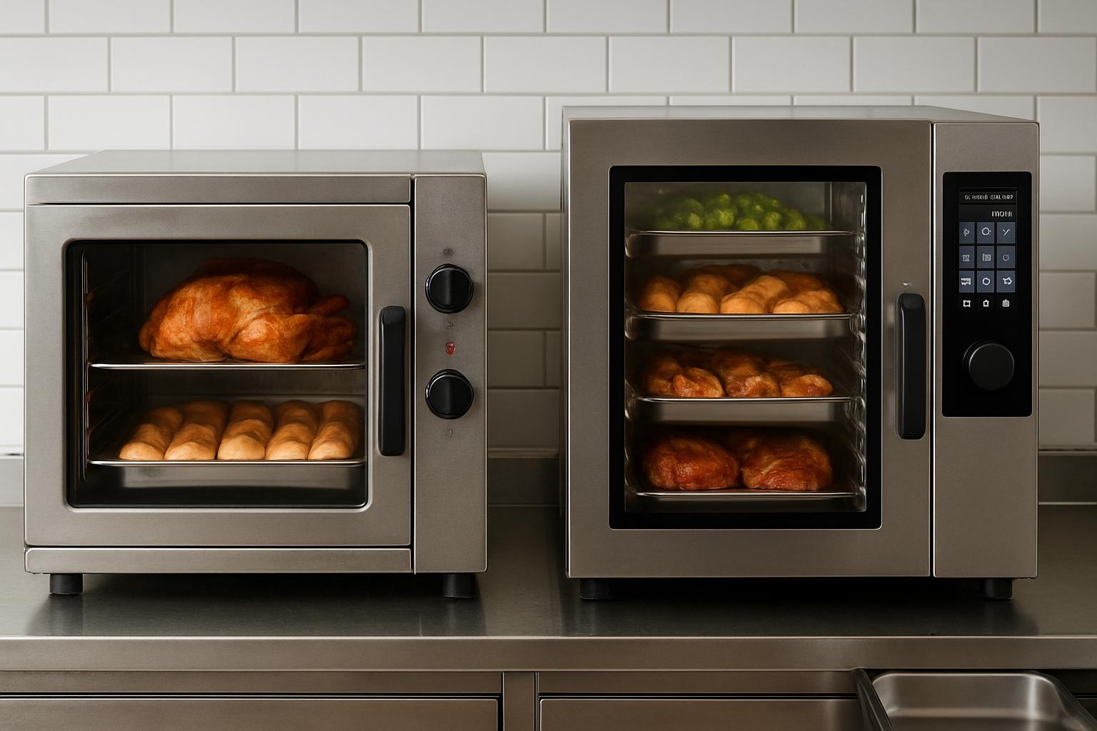 Конвекционная печь vs пароконвектомат: что лучше для разных меню и потоков гостей. Ошибки, которых легко избежать