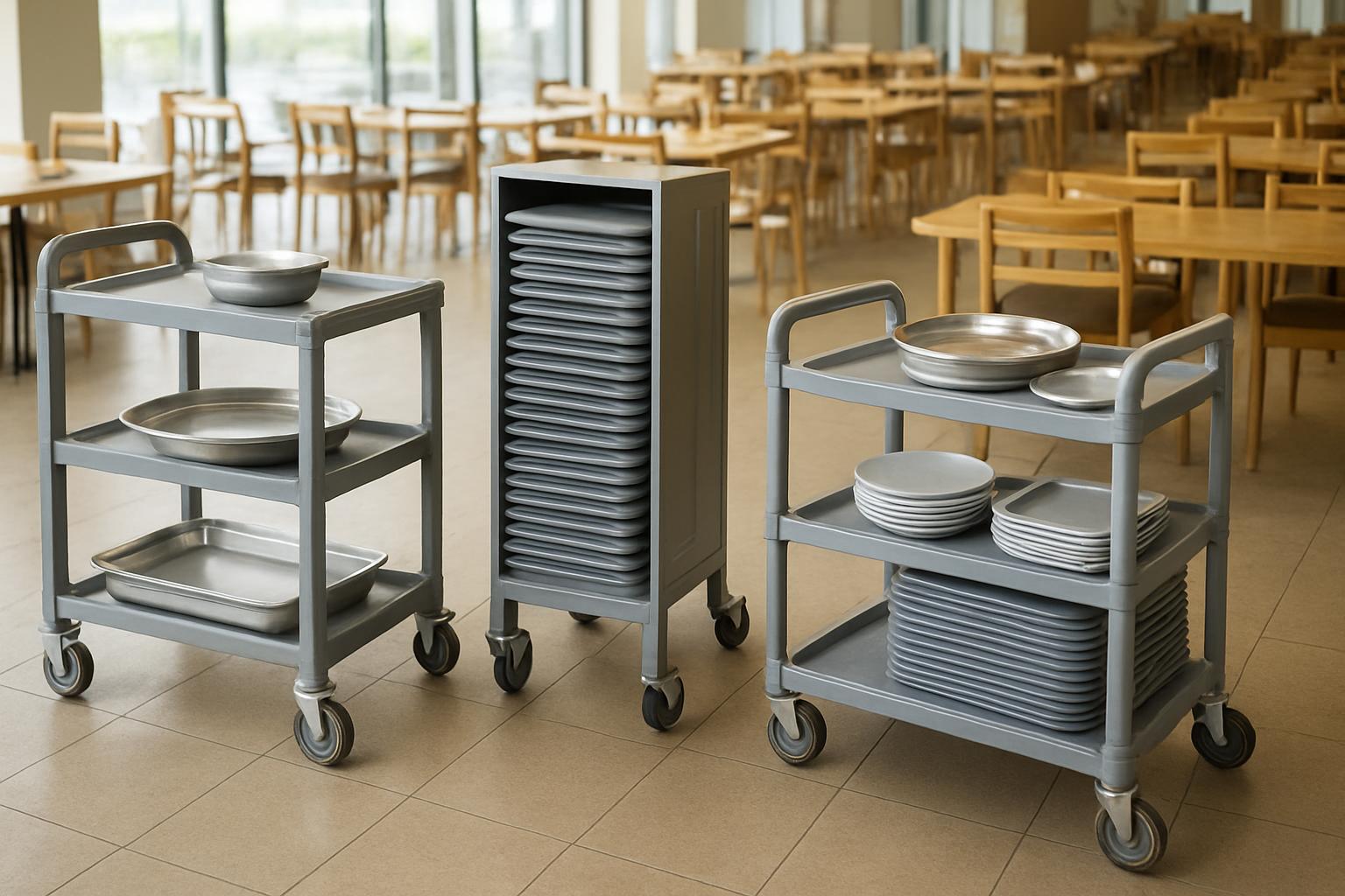 Тележки, подносы, кассетные системы: как ускорить раздачу и уборку зала