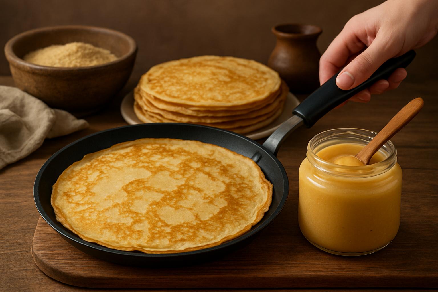 Вкусный крем-мёд для блинов к масленице: простой домашний рецепт