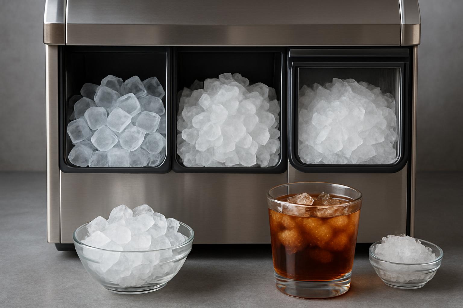 Льдогенераторы: кубик, гранула, чешуя — какой лёд для напитков и витрин. Экономика и окупаемость