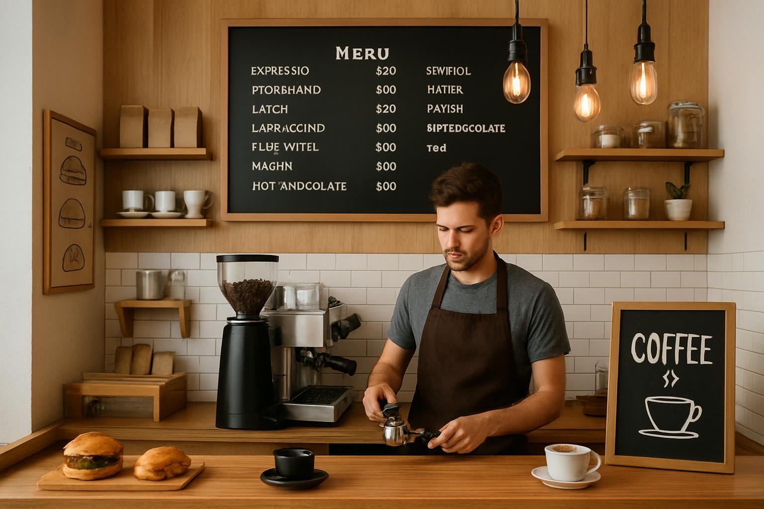 Микро-кофейня 6–10 м²: идеи меню, скорость обслуживания и как выжить рядом с сетями  . Маркетинг для микро-кофейни: как быть заметным