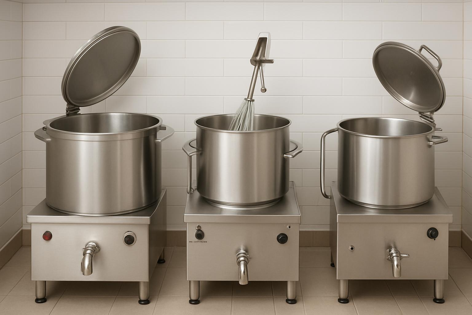 Котлы пищеварочные: объёмы, тип нагрева, слив, перемешивание — как выбрать под меню. Энергоэффективность и эксплуатационные расходы