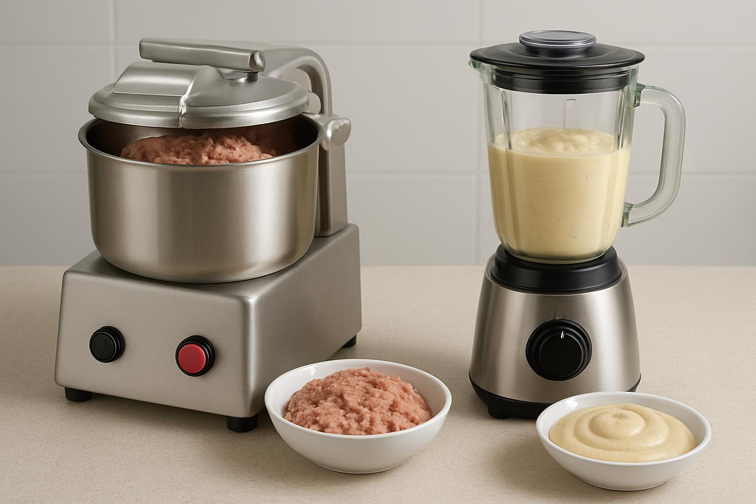 Куттер для колбас/паштетов vs блендер: различия по результату и нагрузке. Стоимость, окупаемость и место на кухне