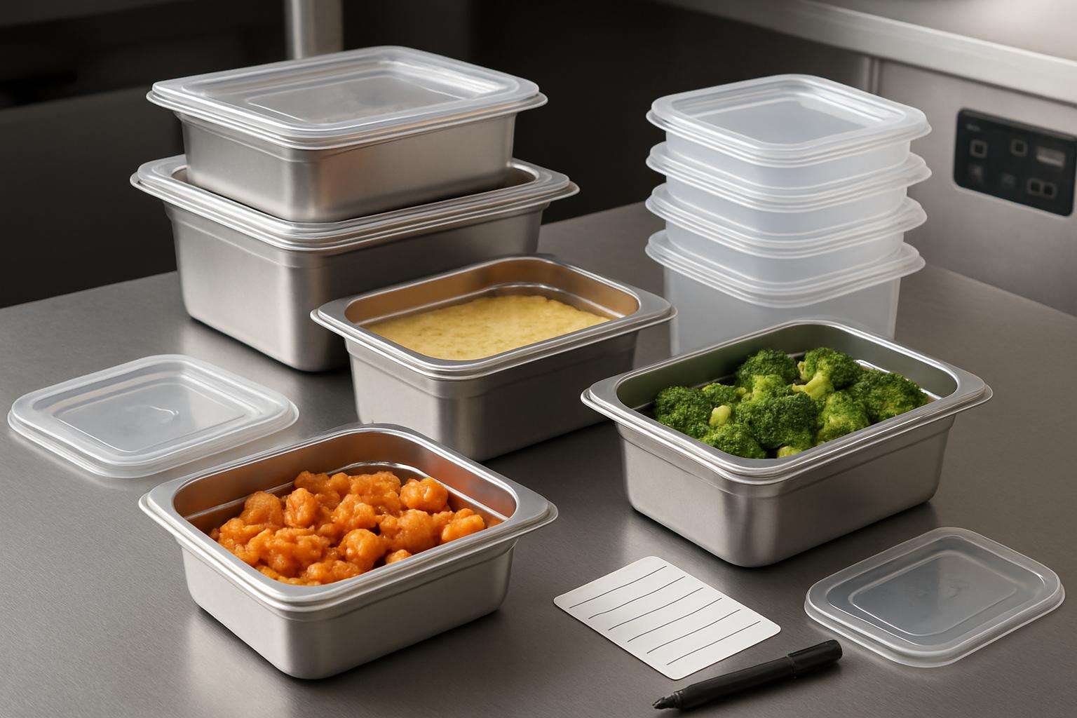 Умело хранить полуфабрикаты: гастроёмкости, крышки, маркировка и совместимость с оборудованием