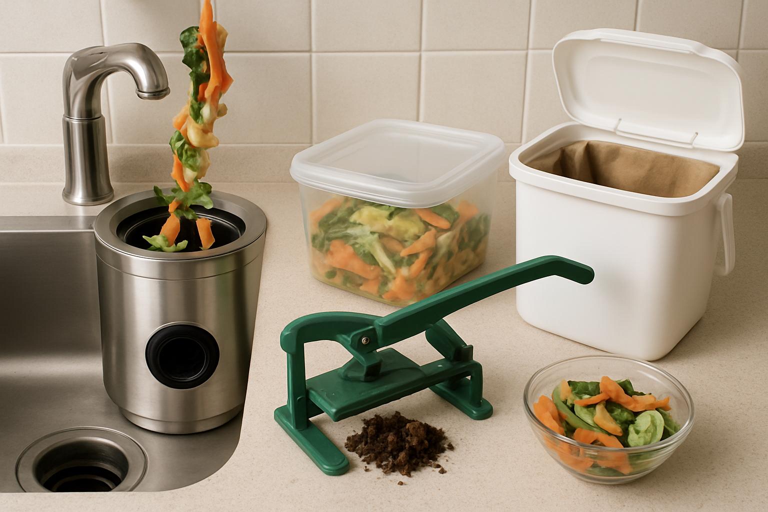 Пищевые отходы на кухне: измельчители, контейнеры, прессование — как сократить запахи и вывоз. Рекомендации для разных ситуаций