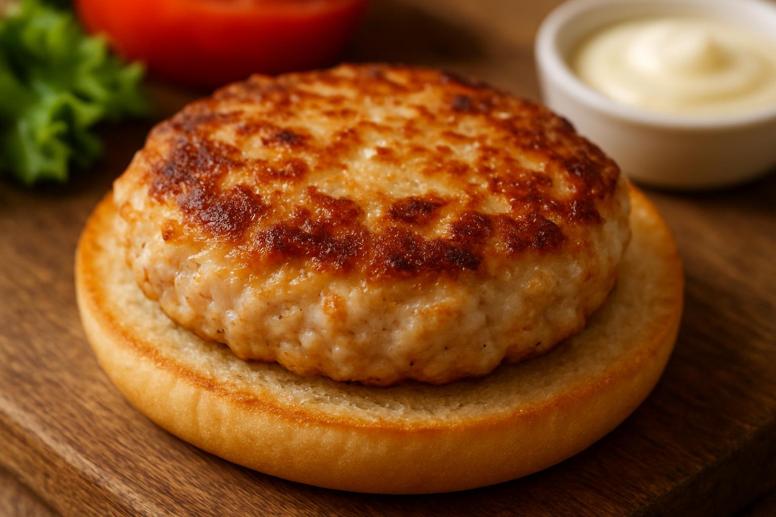 Котлеты для бургеров: говядина/курица/рыба — рецептуры и стандарты сочности  . Курица: как сделать котлеты влажными и вкусными