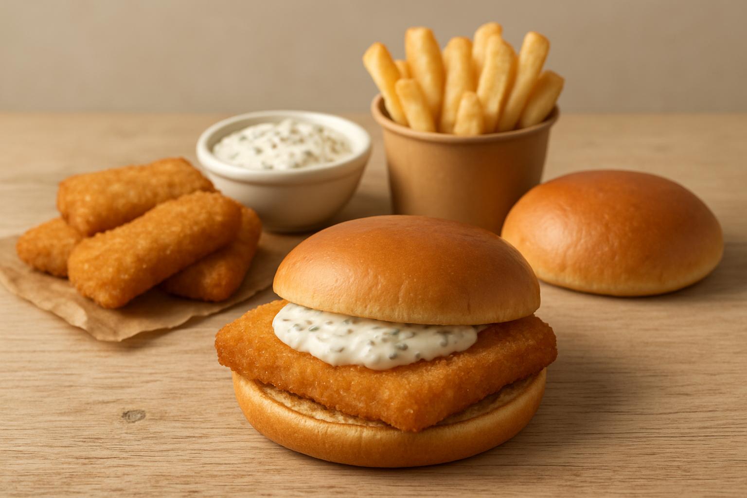 Рыба для фастфуда: панировка, фритюр, тартар, сборка фиш-сэндвича  . Экономические и устойчивые решения