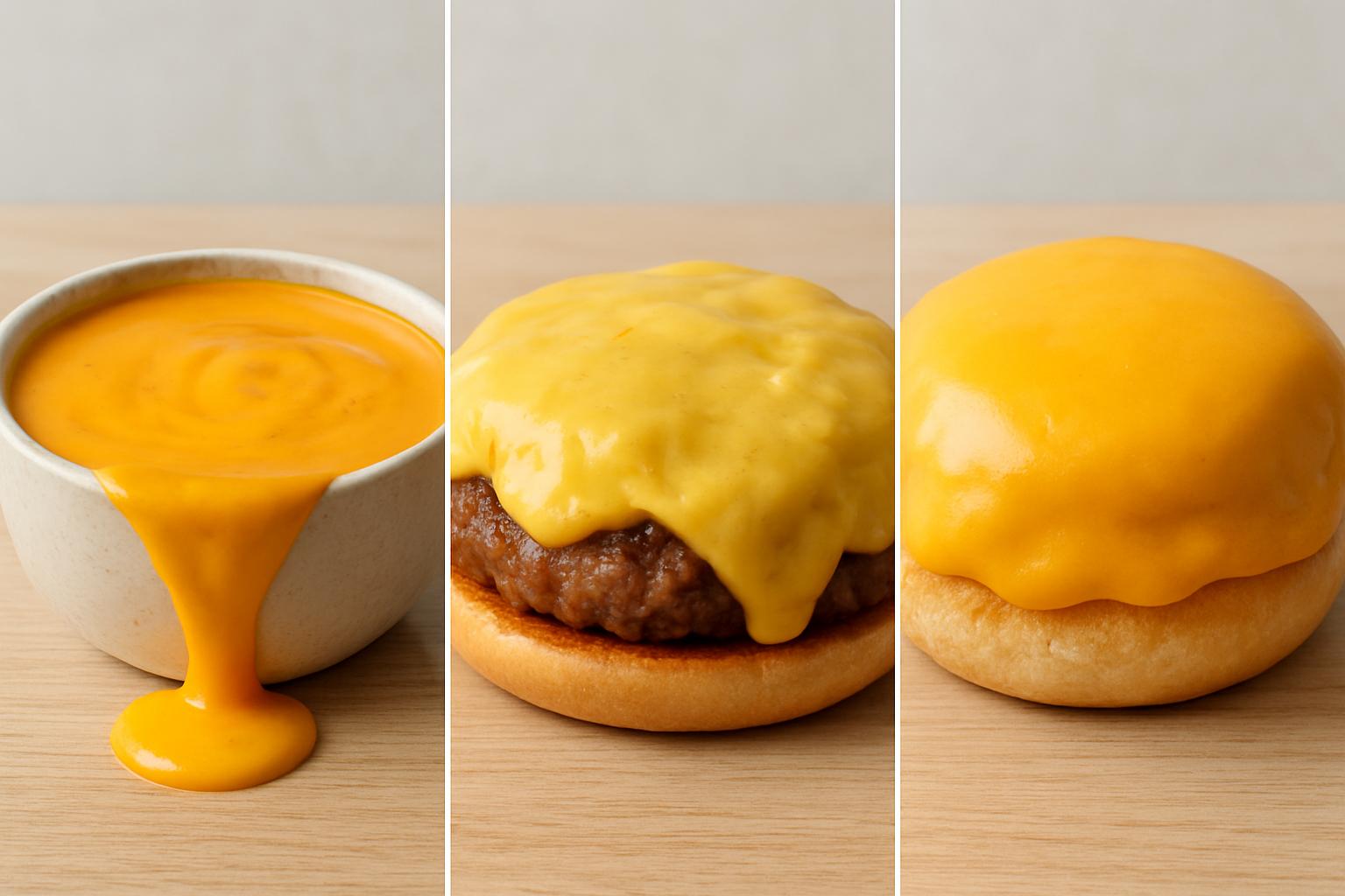 Сырные решения: чеддер-соус, плавление слайсов, «сырная шапка» без расслоения  . Ошибки и способы их исправления