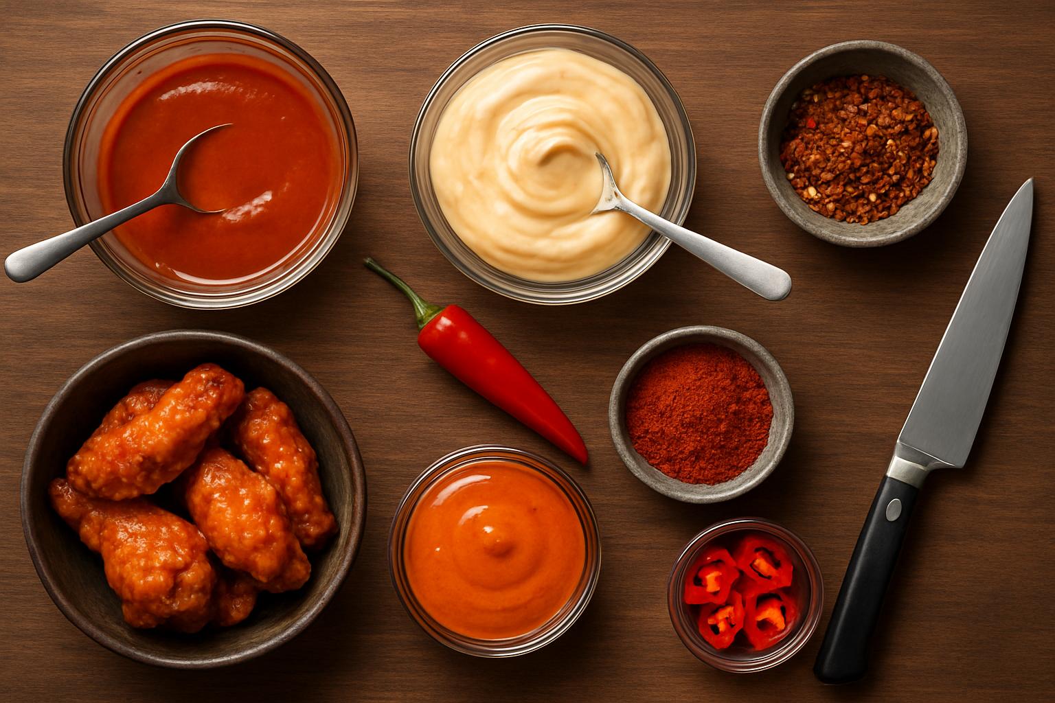 Острые позиции: Buffalo, spicy mayo, перцовые смеси — как контролировать остроту  . Практический чек-лист для шефа: от рецепта до подачи
