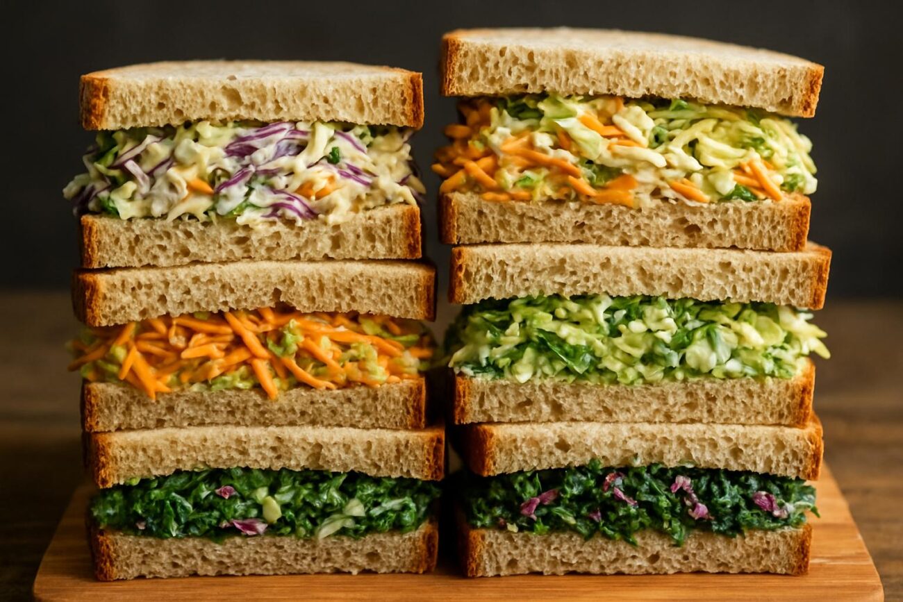 Коул-слоу и другие хрустящие салаты в сэндвичи: как сделать начинку вкусной, сухой и непросочившейся