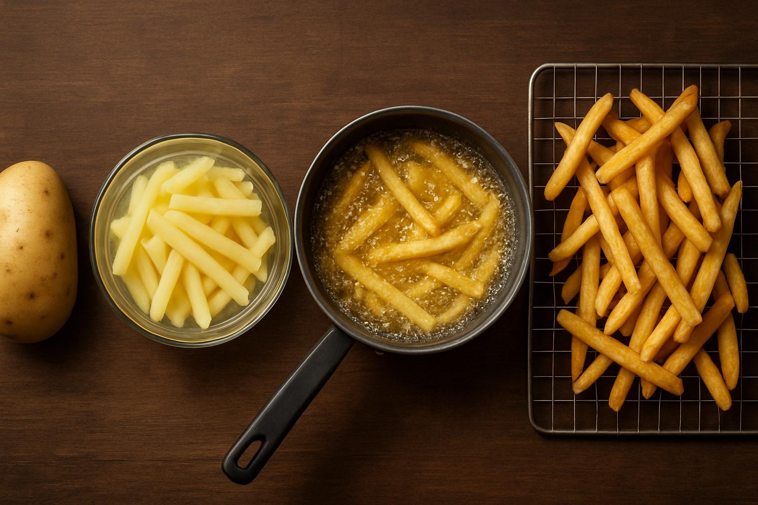 Идеальная картошка фри: выбор сорта, бланширование, двойная жарка, держание на линии  . Почему сорт картофеля так важен