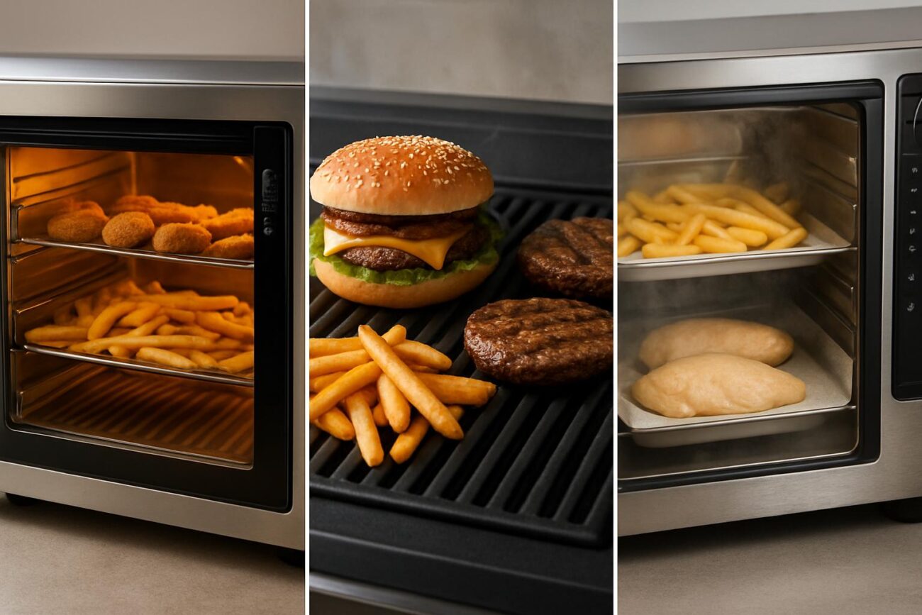 Как готовить хрустящий и быстрый фастфуд без фритюра: идеи на печи, гриле и в пароконвектомате