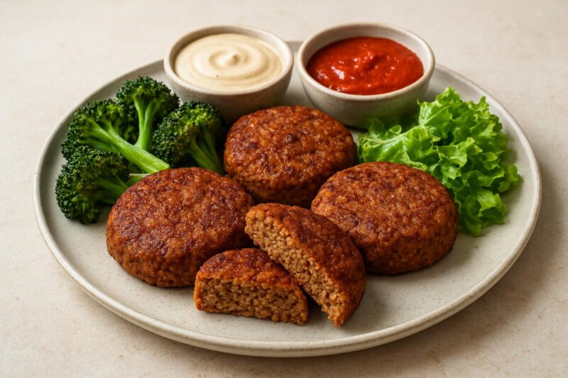 Как достичь вкуса и текстуры «как мясо»: котлеты, соусы без молочки и приемы для вегетарианского меню