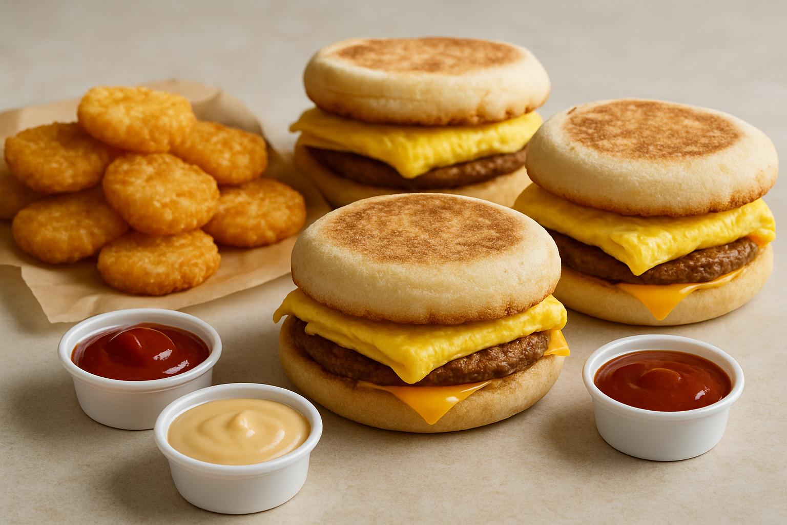 Завтраки фастфуд: омлетные сэндвичи, хэшбрауны, соусы — выдача за 3–5 минут  . Экономика и ценообразование