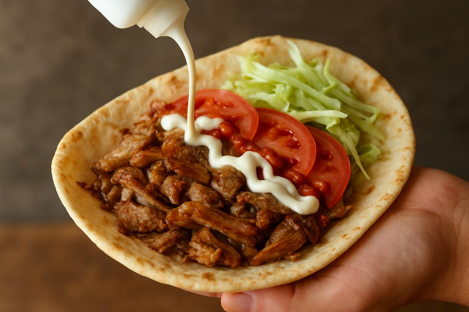 Шаурма/гирос в формате потока: мясо, соусы, сборка, чтобы не раскисало  . Личный опыт и маленькие открытия