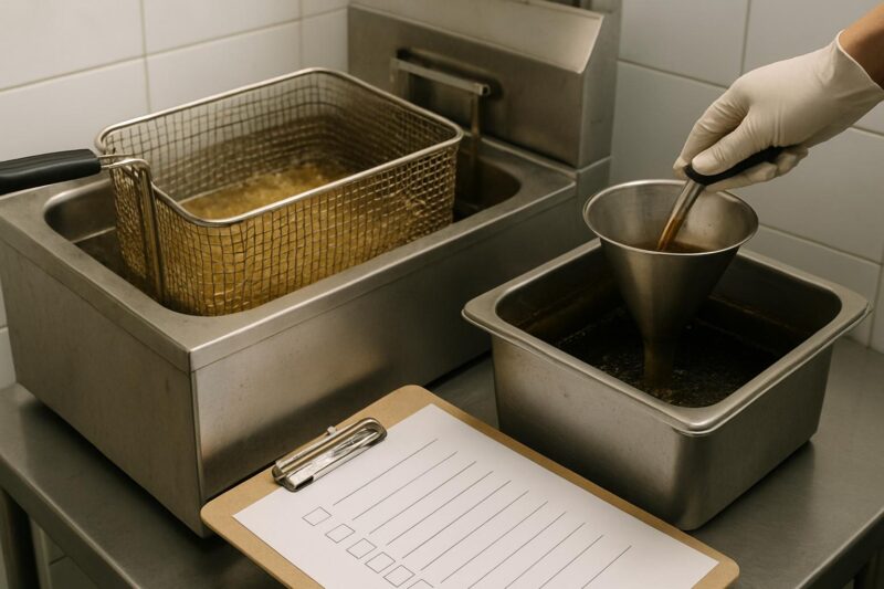 Санитария и безопасность фритюра: фильтрация масла, сроки, запахи и чек-лист смены — что нужно знать на практике